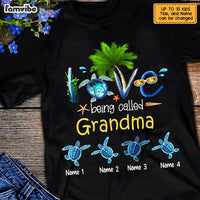 Personalized Grandma Turtle T Shirt JN232 30O47 thumb 1