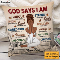 Personalized Gift For Daughter God Says I Am Pillow 22777 thumb 1