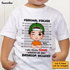 Personalized Cute Personal Stalker Kid T Shirt 24344 1