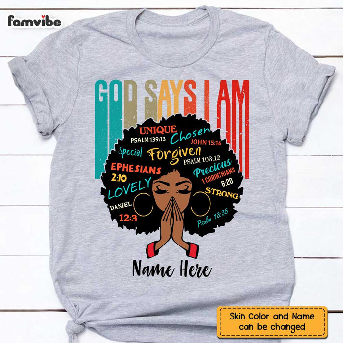 Personalized BWA God Says T Shirt OB43 87O47 1