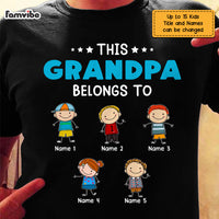 Personalized Grandpa Belongs To T Shirt FB221 81O36 thumb 1