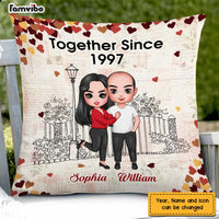 Personalized Couple Together Since Pillow JN223 23O47 thumb 1