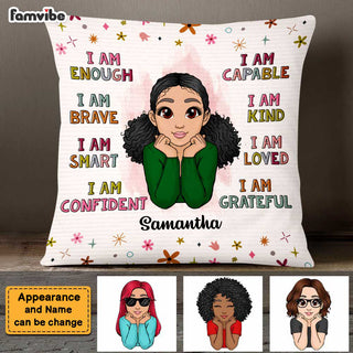 Personalized Gift For Granddaughter I Am Kind Pillow 22870 Primary Mockup