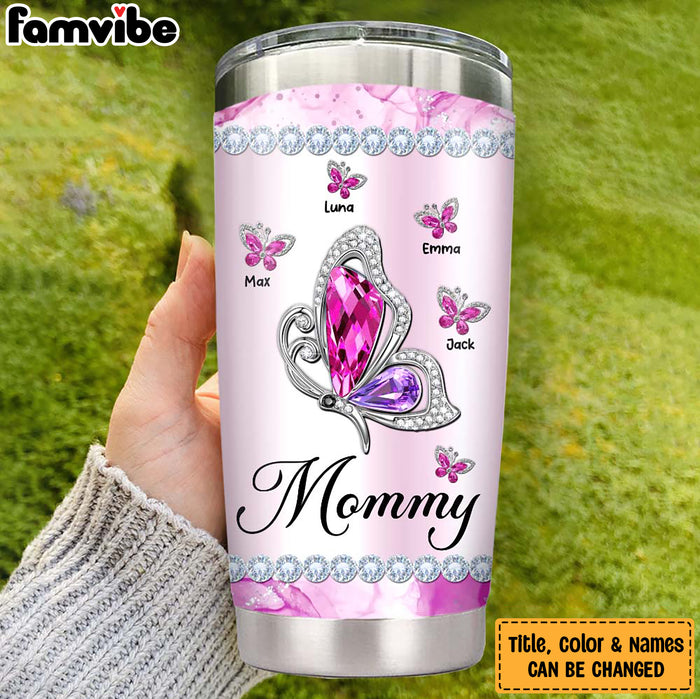 Personalized Gift For Mom Butterfly Steel Tumbler 23317 1