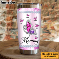 Personalized Gift For Mom Butterfly Steel Tumbler 23317 thumb 1
