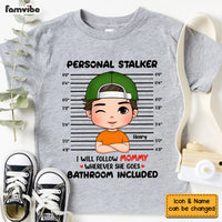 Personalized Cute Personal Stalker Kid T Shirt 24344 thumb 1