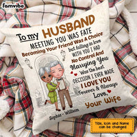 Personalized To My Husband Pillow JN162 85O47 thumb 1