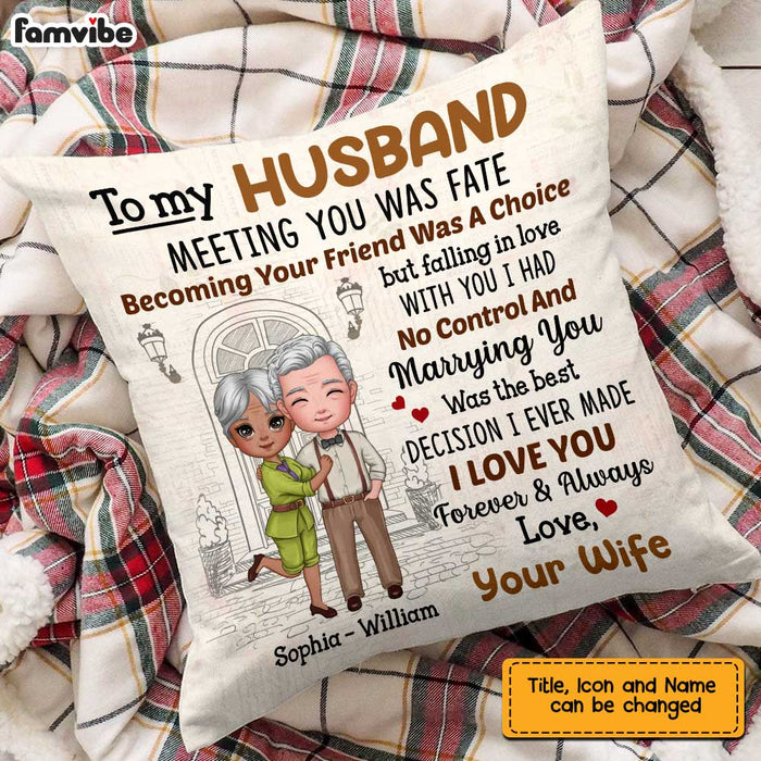 Personalized To My Husband Pillow JN162 85O47 1