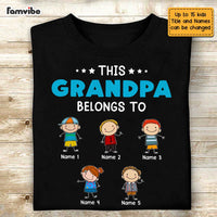Personalized Grandpa Belongs To T Shirt FB221 81O36 thumb 1