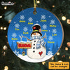 Personalized Grandma Snowman Christmas  Ornament OB133 81O47 1