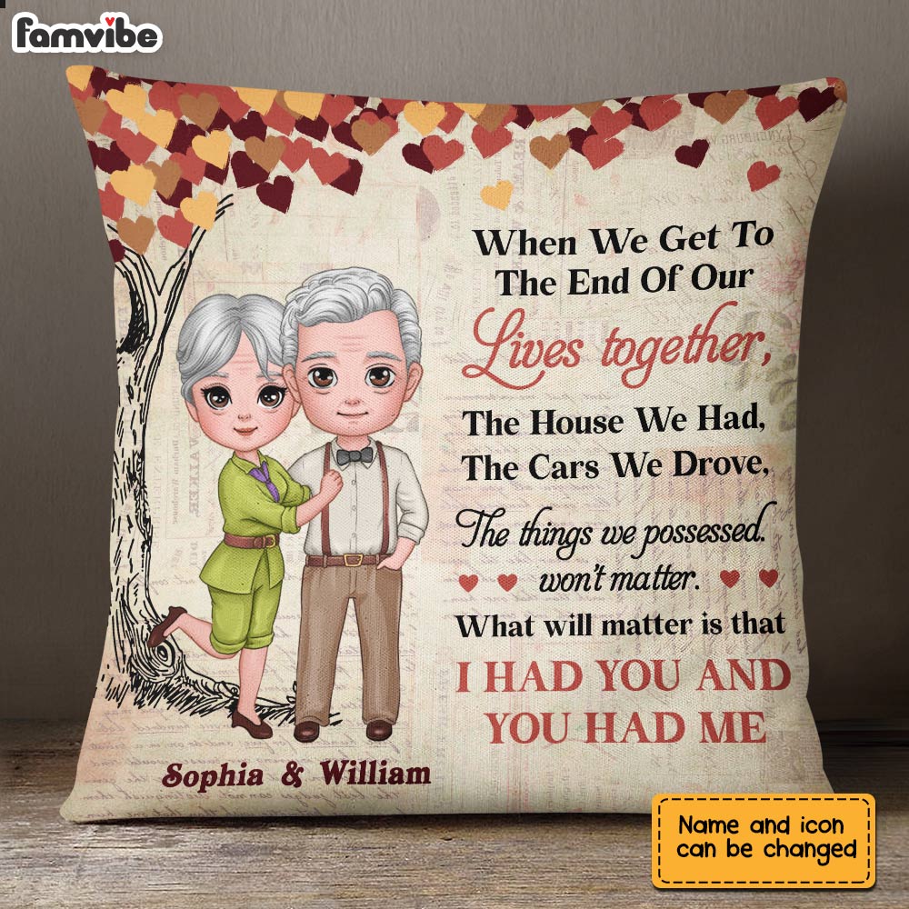 Personalized Husband Wife Couple Pillow JN172 30O28