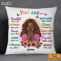Personalized You Are Daughter Floral Pillow SB53 32O53 thumb 1