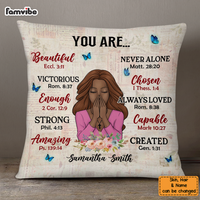 Personalized You Are Bible Verses Pillow NB224 30O58 thumb 1