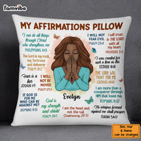 Personalized God My Affirmation Pillow OB213 23O58 thumb 1