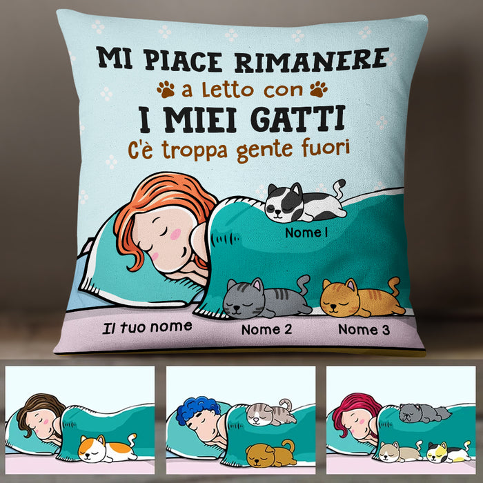 Personalized Italian Cat Gatto Pillow MR301 29O47 1
