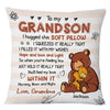 Personalized Mom Grandma Hug This Bear Drawing Pillow AP51 23O28 1