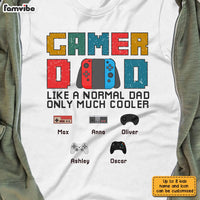 Personalized Dad Grandpa Gaming T Shirt MY302 O58O28 thumb 1