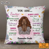 Personalized You Are Daughter Bible Verses Pillow NB262 23O58 thumb 1