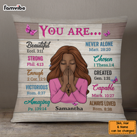 Personalized Bible Verses You Are Pillow NB282 30O47 thumb 1