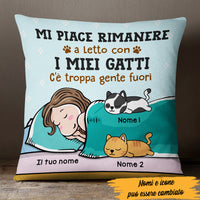 Personalized Italian Cat Gatto Pillow MR301 29O47 thumb 1