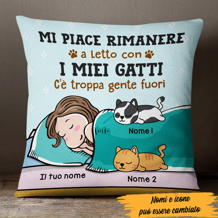 Personalized Italian Cat Gatto Pillow MR301 29O47 1