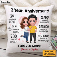 Personalized Couple Anniversary Pillow JL283 32O28 thumb 1