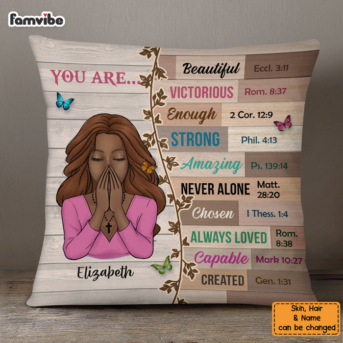 Personalized God Says You Are Inspiration Pillow DB32 32O58 1