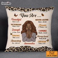 Personalized You Are Bible Verses Pillow NB222 30O47 thumb 1