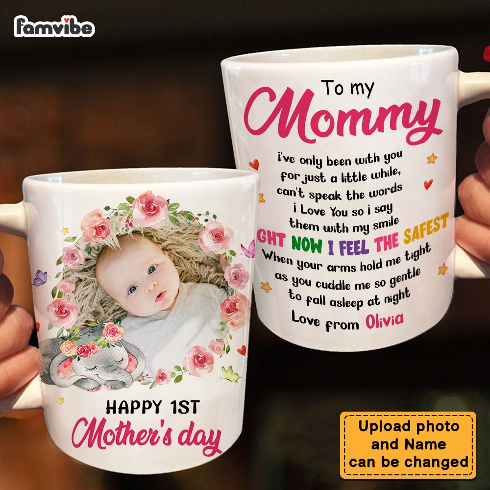 Personalized First Mother's Day Elephant Mug 23447