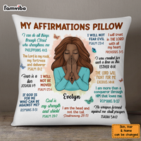 Personalized God My Affirmation Pillow OB213 23O58 thumb 1