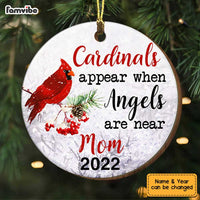 Personalized Cardinal Angel Christmas  Ornament SB54 81O34 thumb 1