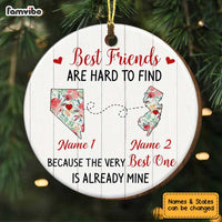 Personalized Best Friends Long Distance  Ornament SB248 30O34 thumb 1