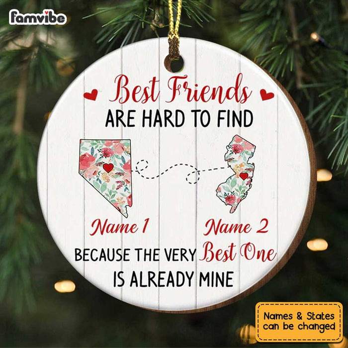 Personalized Best Friends Long Distance  Ornament SB248 30O34 1