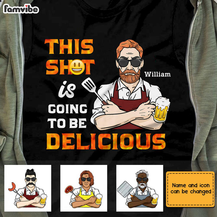 Personalized Dad Grandpa BBQ Grill T Shirt MY122 31O28 1