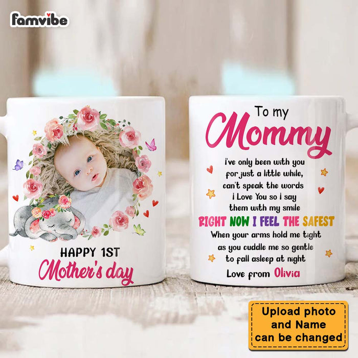 Personalized First Mother's Day Elephant Mug 23447 1