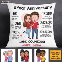Personalized Couple Anniversary Pillow JL283 32O28 thumb 1