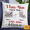 Personalized Long Distance Pillow SB252 85O58 1