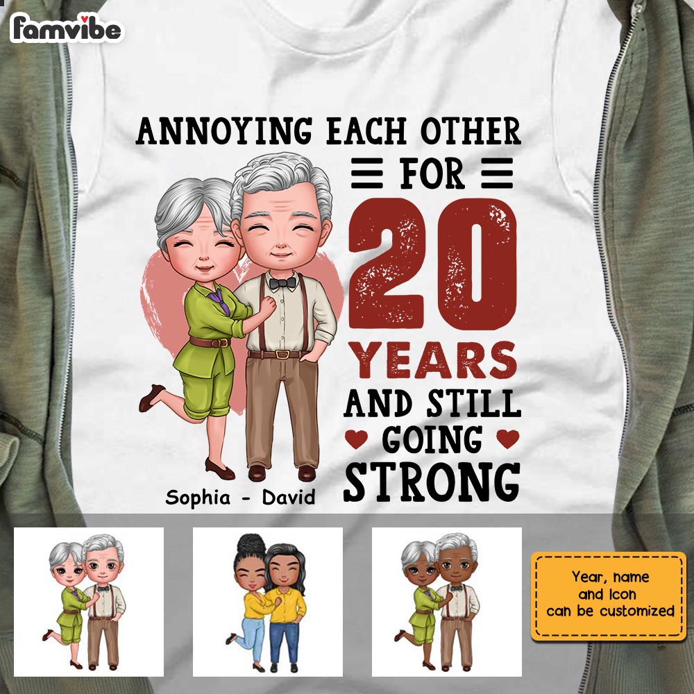 Personalized Couple Annoying Each Other T Shirt JN183 58O28