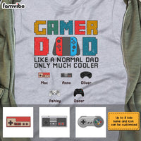 Personalized Dad Grandpa Gaming T Shirt MY302 O58O28 thumb 1