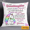 Personalized Mom Grandma Hug This Unicorn Drawing Pillow AP83 23O28 1