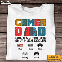 Personalized Dad Grandpa Gaming T Shirt MY302 O58O28 thumb 1