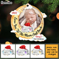 Personalized Elephant Baby First Christmas Ornament OB34 58O28 thumb 1