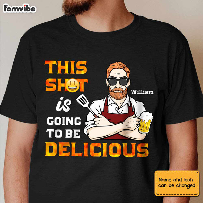 Personalized Dad Grandpa BBQ Grill T Shirt MY122 31O28 1