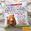 Personalized Granddaughter Grandson Bear Hug This Pillow SB151 32O28 1