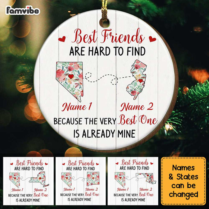 Personalized Best Friends Long Distance  Ornament SB248 30O34 1