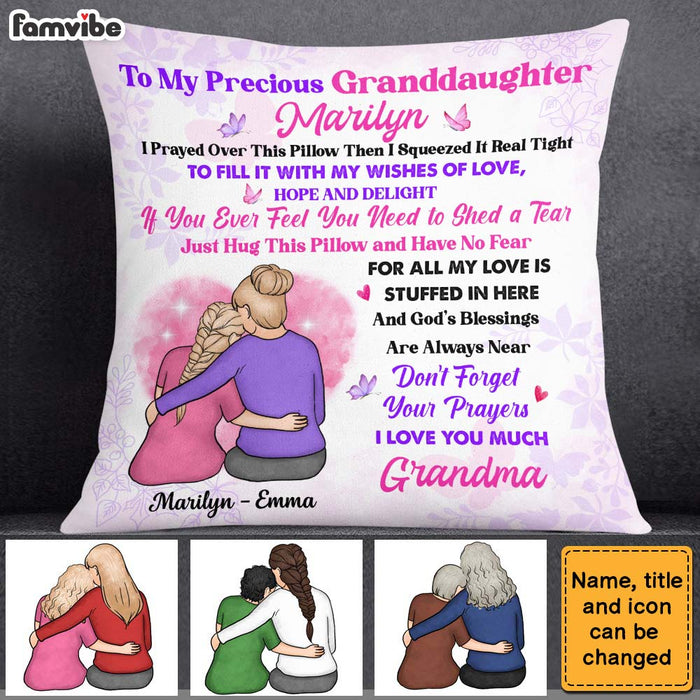 Double-Sided Cozy Throw Pillow - Grandma's Prayers in 2023