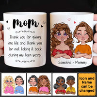 Personalized Gift for Mom Thank You For Giving Me Life Mug 23666 thumb 1