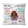 Personalized God Says You Are Daughter Pillow NB103 87O53 1