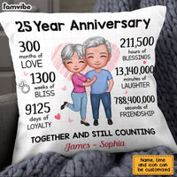 Personalized Couple Anniversary Pillow JL283 32O28 thumb 1