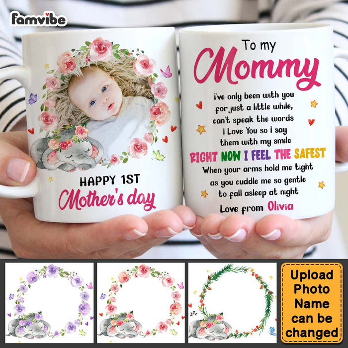 Personalized First Mother's Day Elephant Mug 23447 1